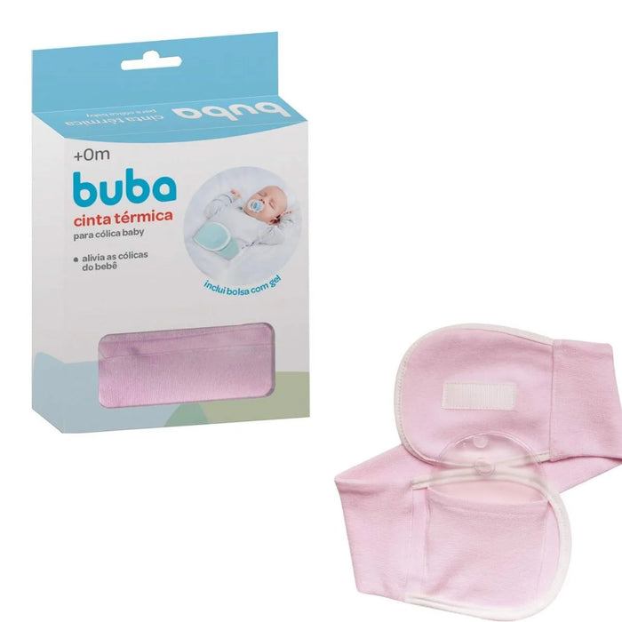 CINTA TÉRMICA P/CÓLICA PARA BEBÊ ROSA BUBA FUTURISTA