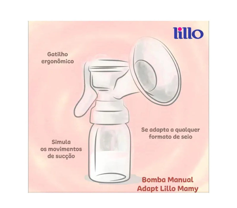 BOMBA MANUAL PARA LEITE MATERNO LILLO FUTURISTA