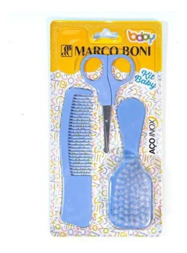 Kit Beggy 8020 Azul com Aplique - Futurista Baby