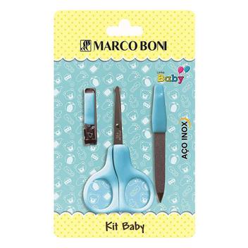 Kit Beggy 8020 Azul com Aplique - Futurista Baby - Imagem 2