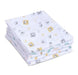 Fralda Luxo Neutro 70x70 - 5 Unidades | Futurista Baby