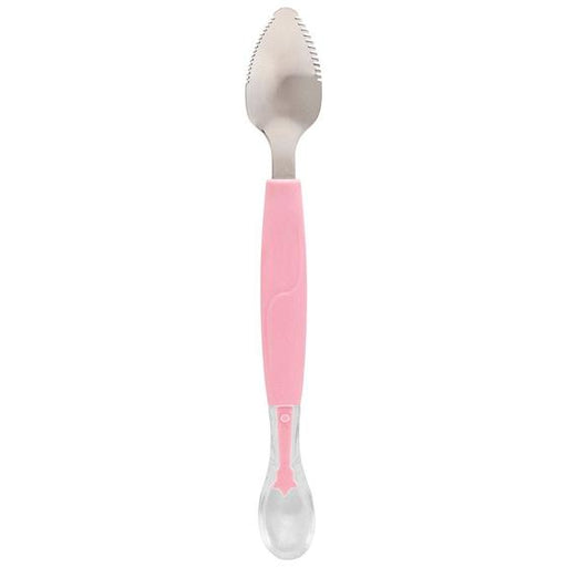 Colher 2 em 1 Rosa para Bebê - Futurista Baby - Imagem 2