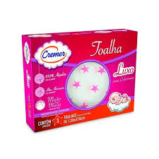 TOALHA LUXO ESTAMPADA MASCULINA – PACOTE COM 3 UNIDADES CREMER FUTURISTA
