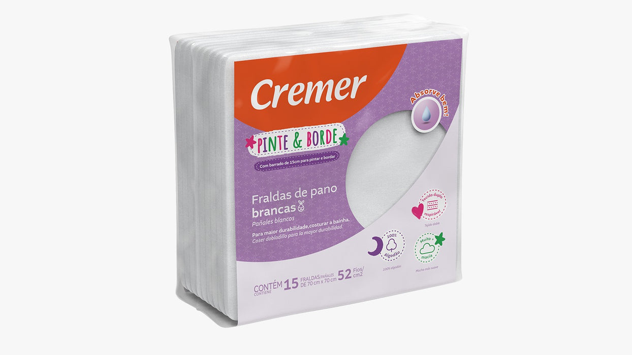 FRALDA CREMER LUXO (15UN)